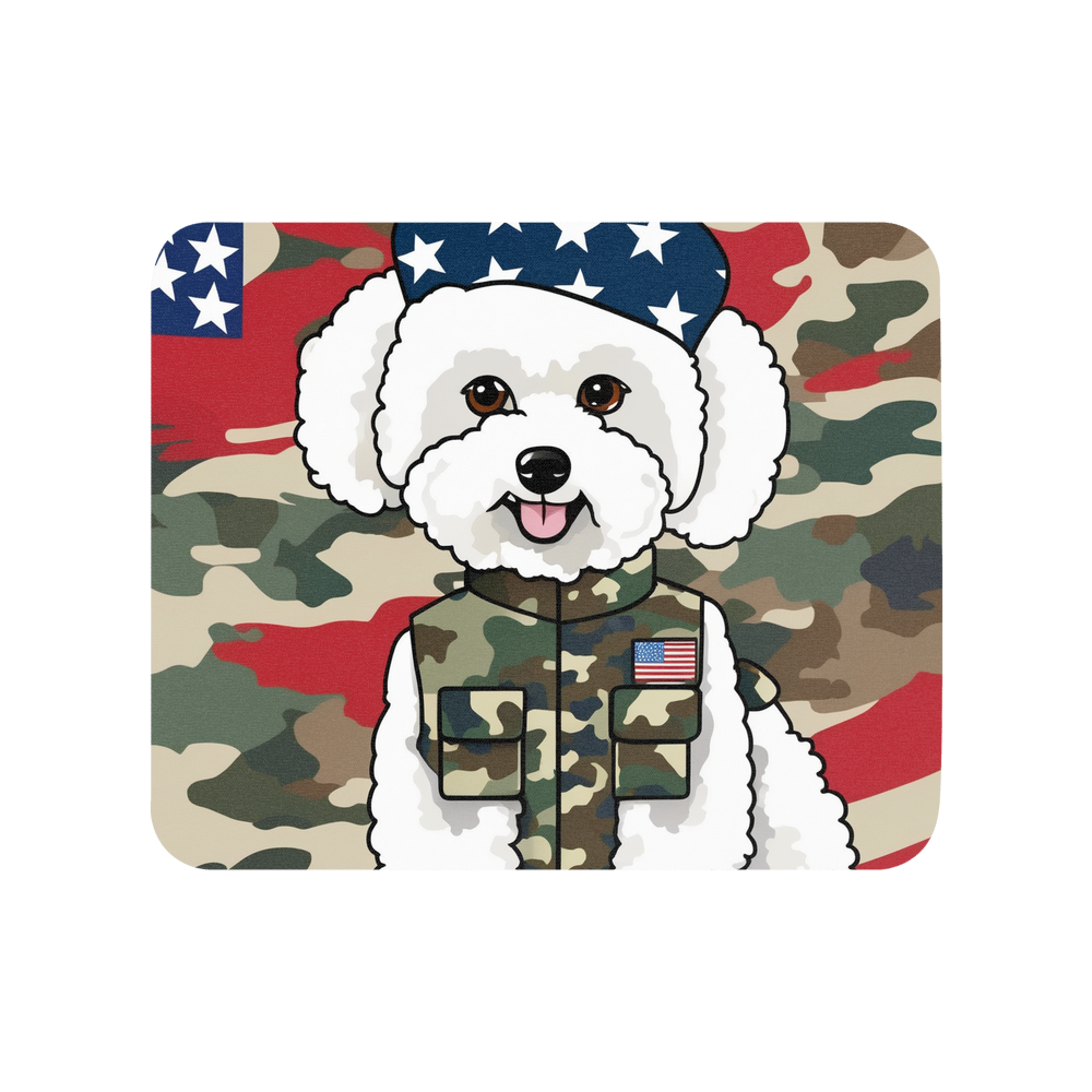 PugMug Custom Bichons Frise Mouse Pad