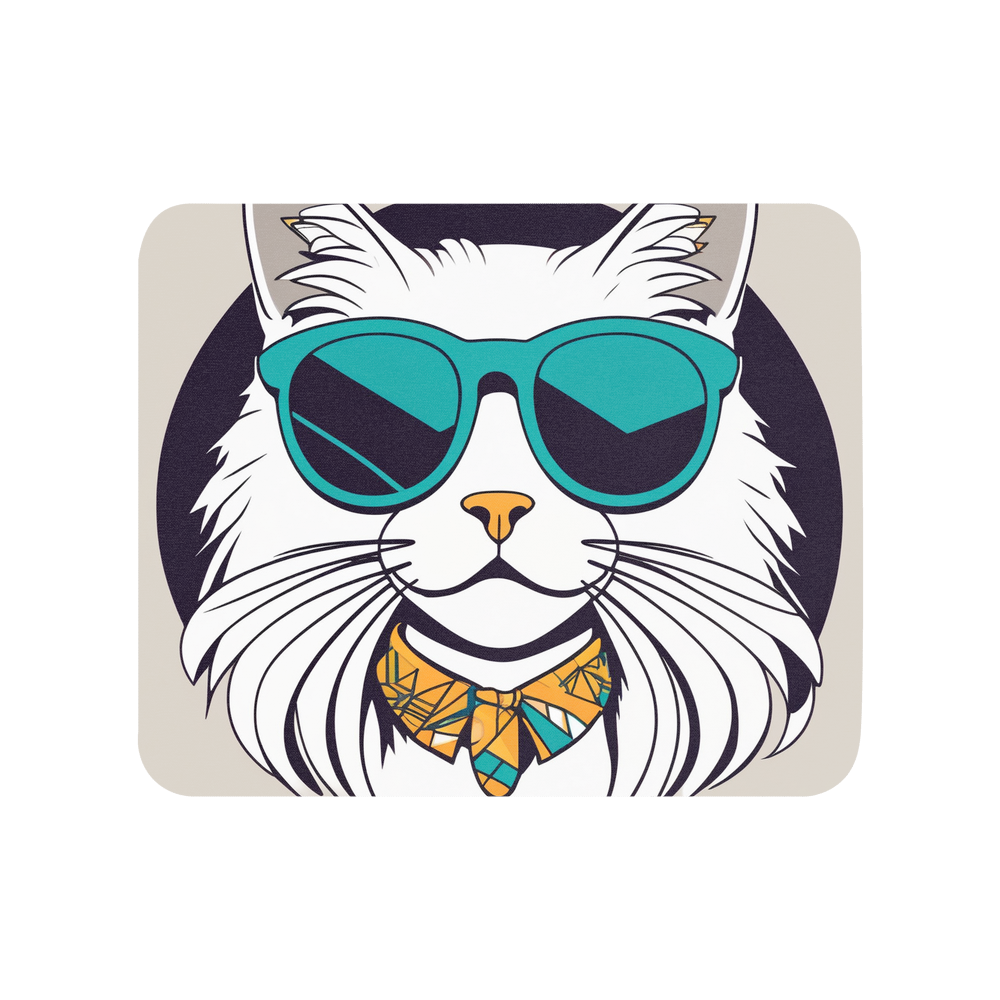 PugMug Custom White Ragdoll Cat Mouse Pad