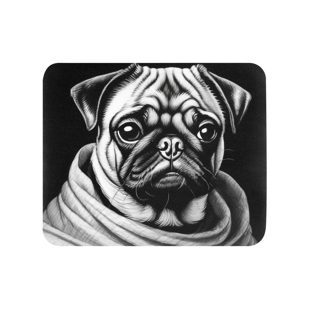 PugMug Custom Pug Mouse Pad