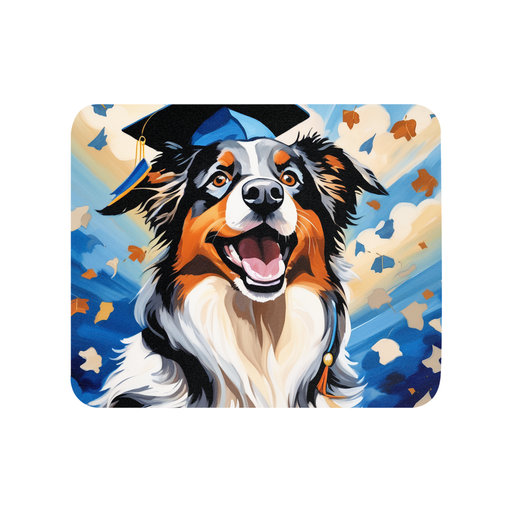 PugMug Custom Australian Shepherd Dog Mouse Pad