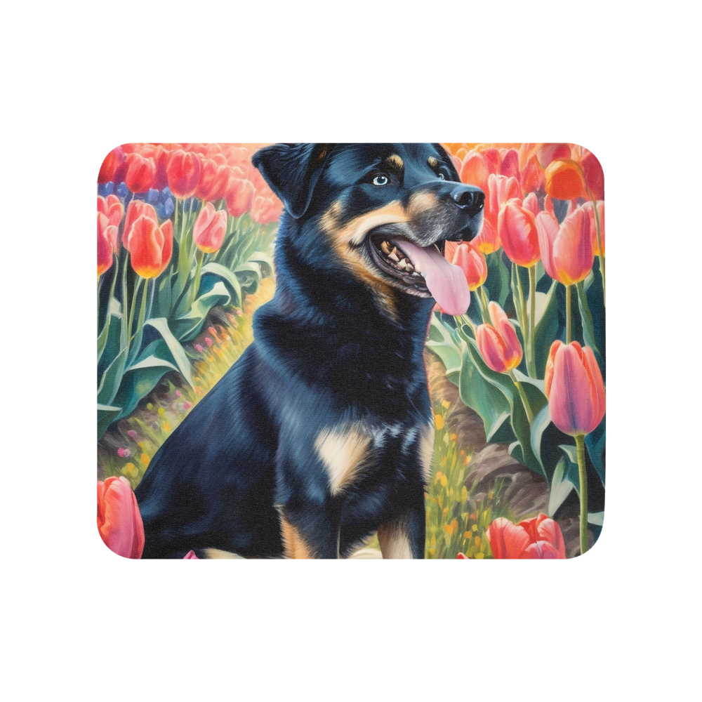 PugMug Custom Blue Mouse Pad