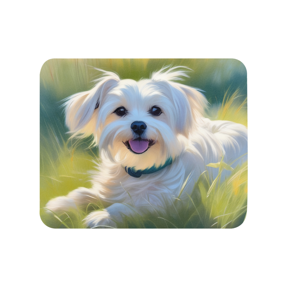 PugMug Custom Maltese Dog Mouse Pad
