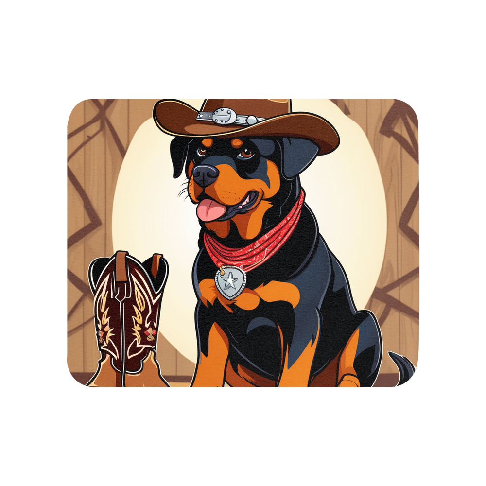 PugMug Custom Rottweiler Mouse Pad