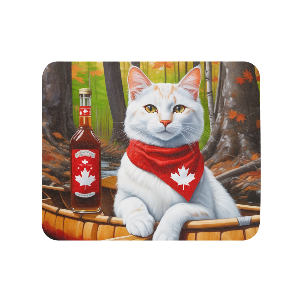 PugMug Custom White Companion Cat Mouse Pad