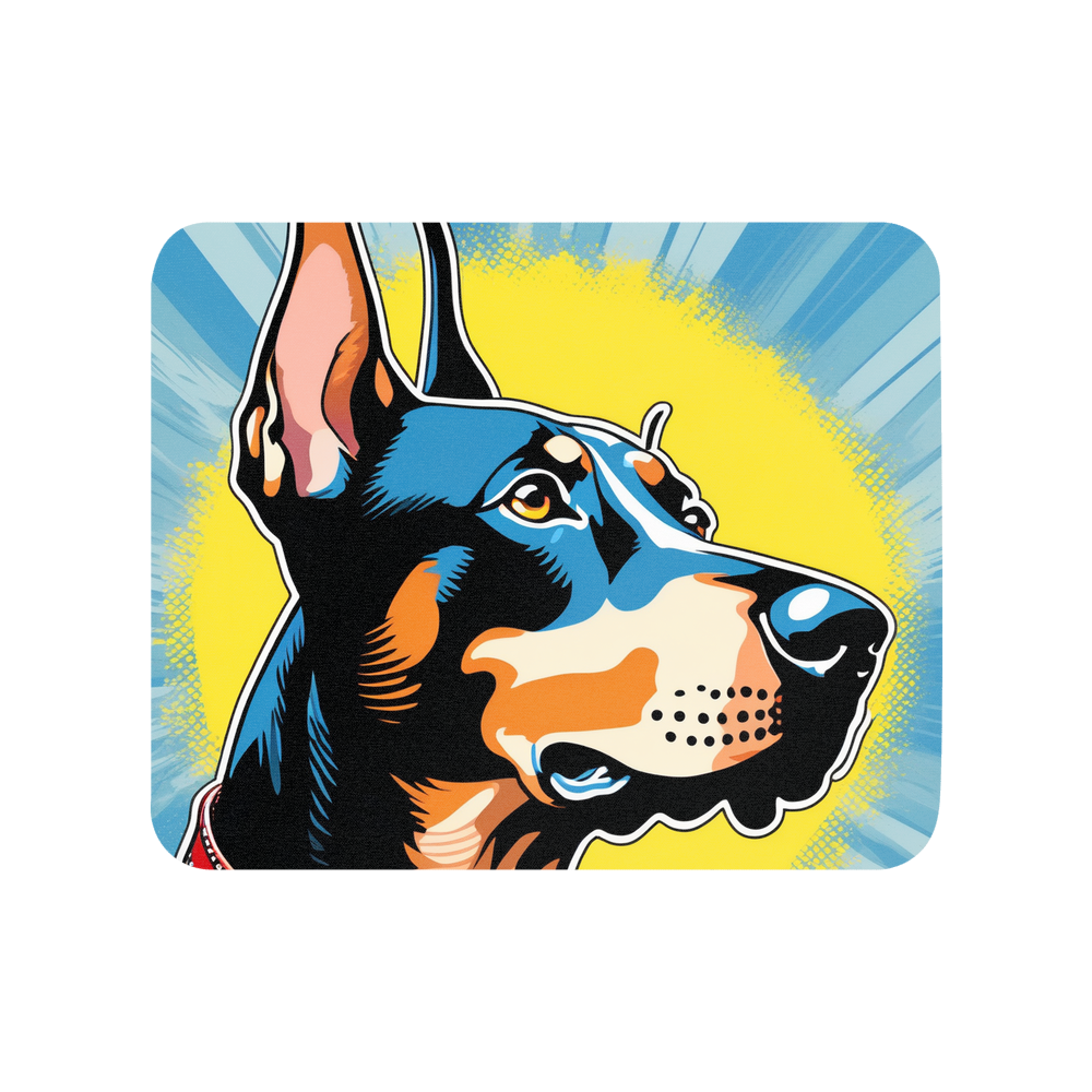 PugMug Custom Doberman Pinscher Mouse Pad