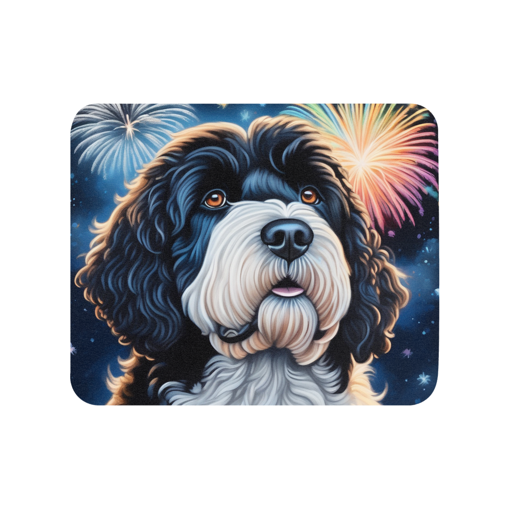 PugMug Custom Portuguese Water Dog Mouse Pad