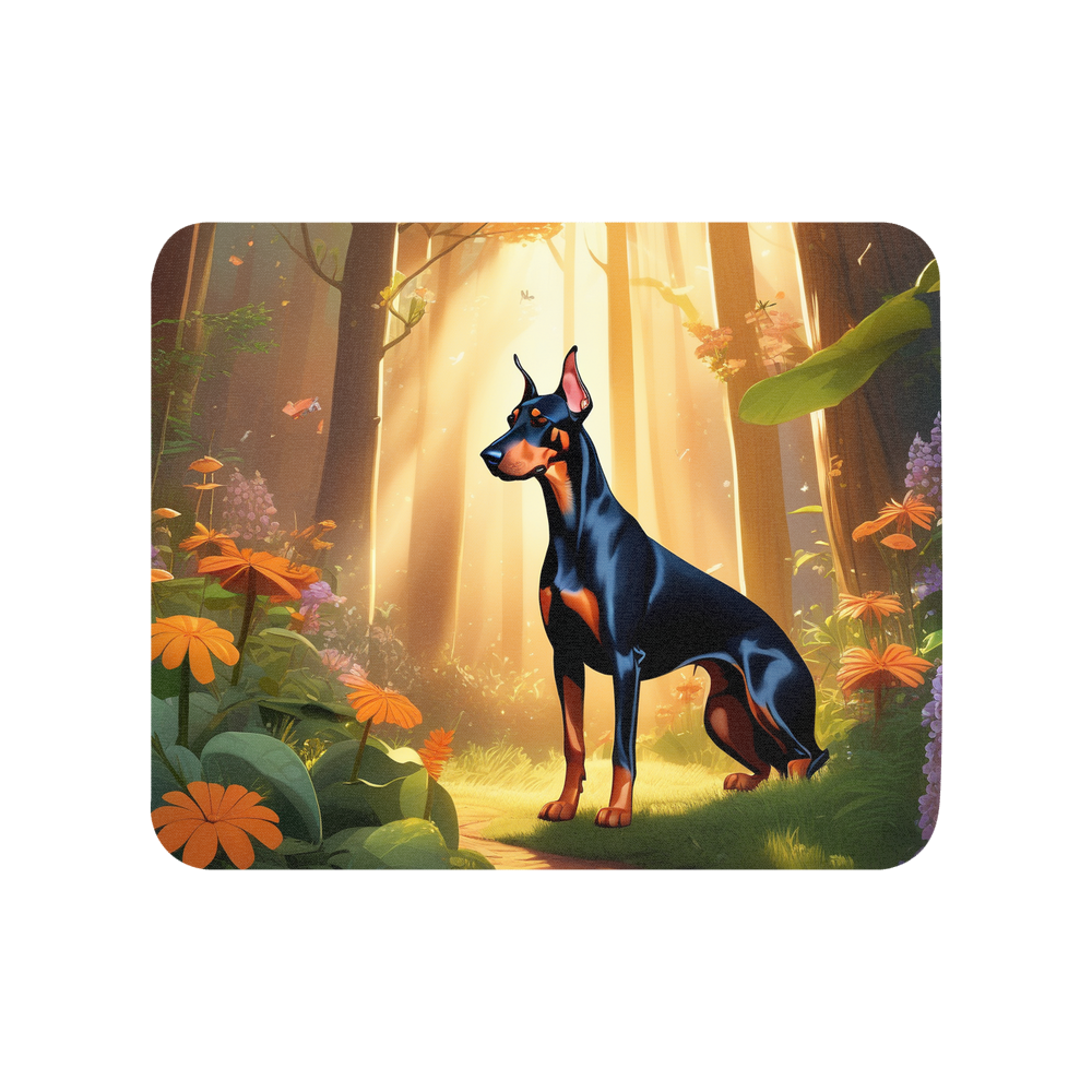 PugMug Custom Doberman Pinscher Mouse Pad