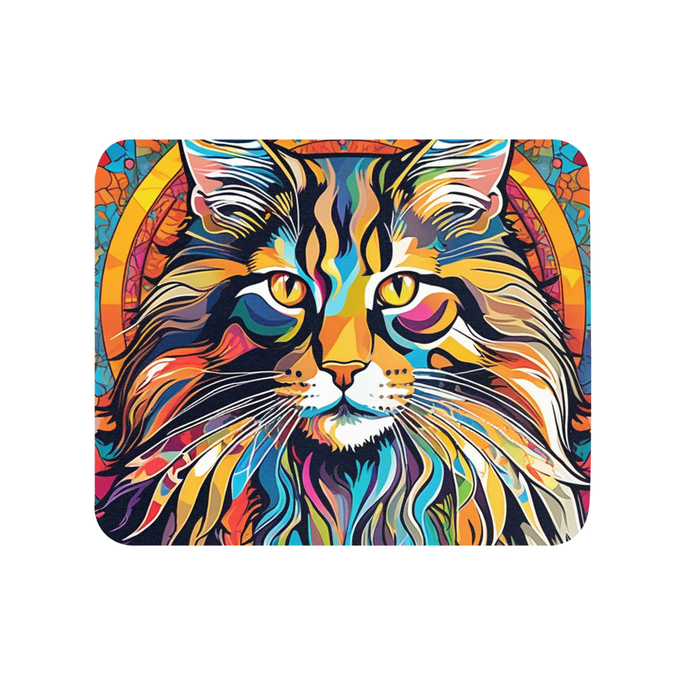 PugMug Custom Tabby Maine Coon Cat Mouse Pad