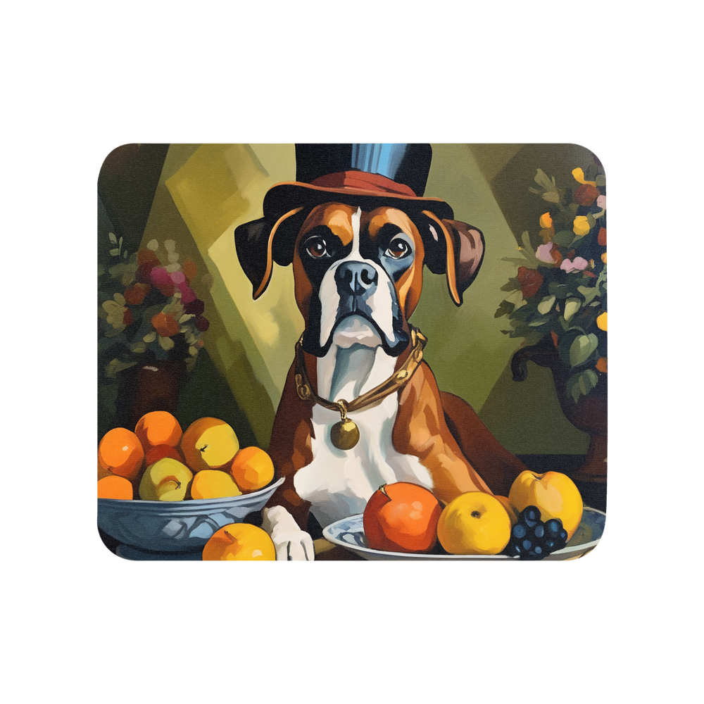 PugMug Custom Boxer Dog Mouse Pad