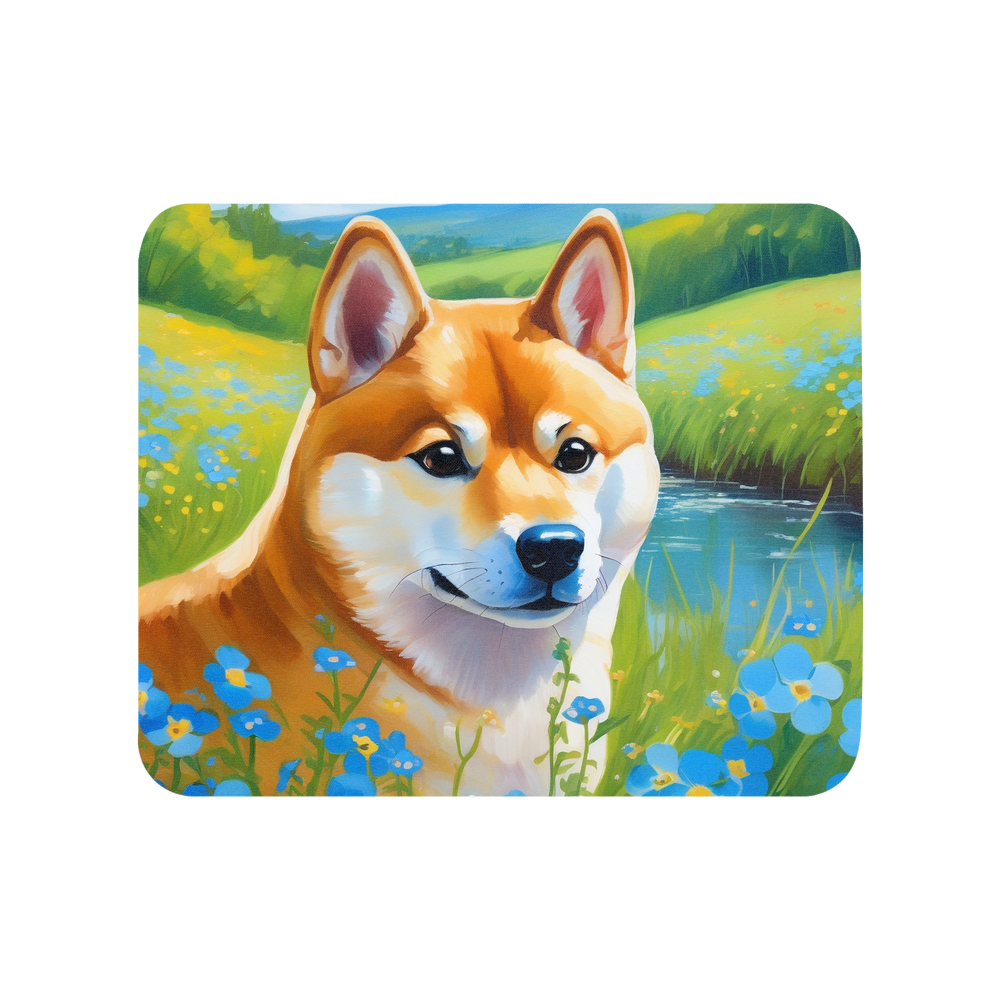 PugMug Custom Shiba Inu Mouse Pad
