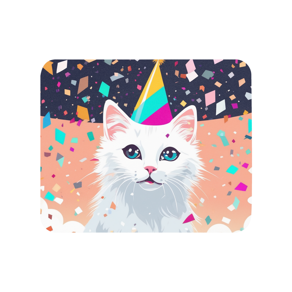 PugMug Custom White Companion Cat Mouse Pad