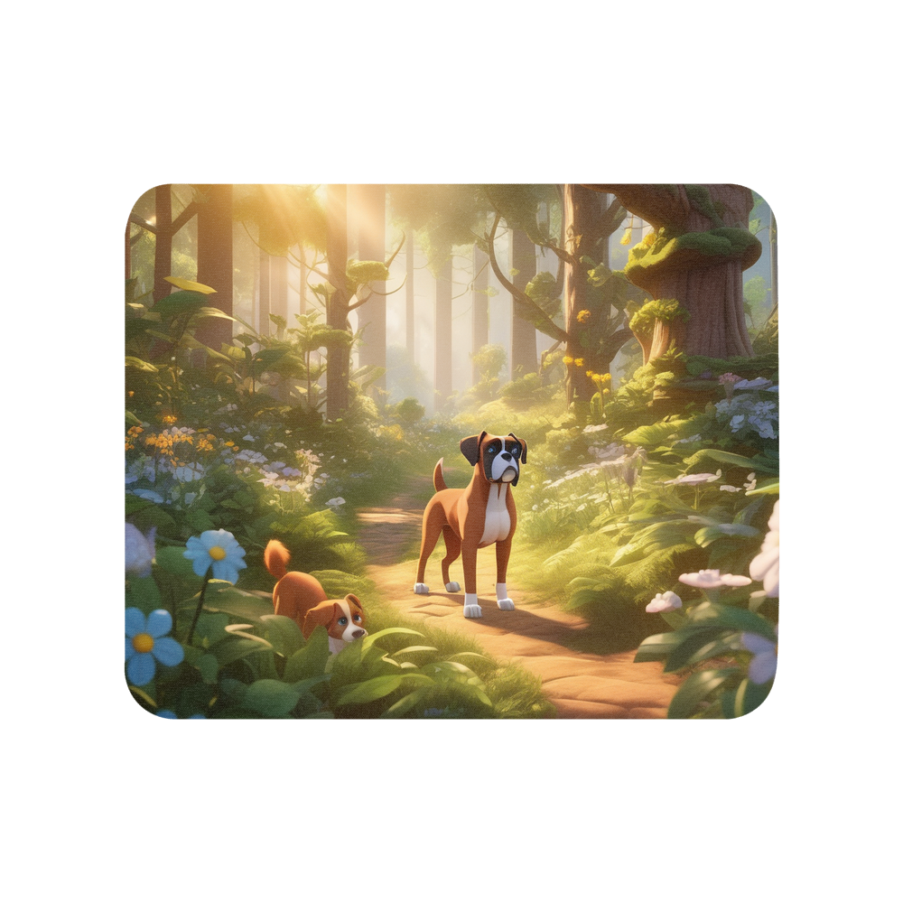 PugMug Custom Boxer Dog Mouse Pad