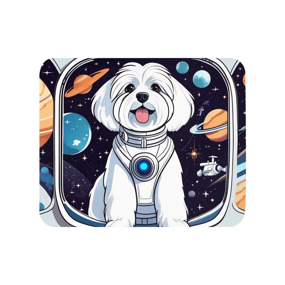 PugMug Custom White Havanese Dog Mouse Pad