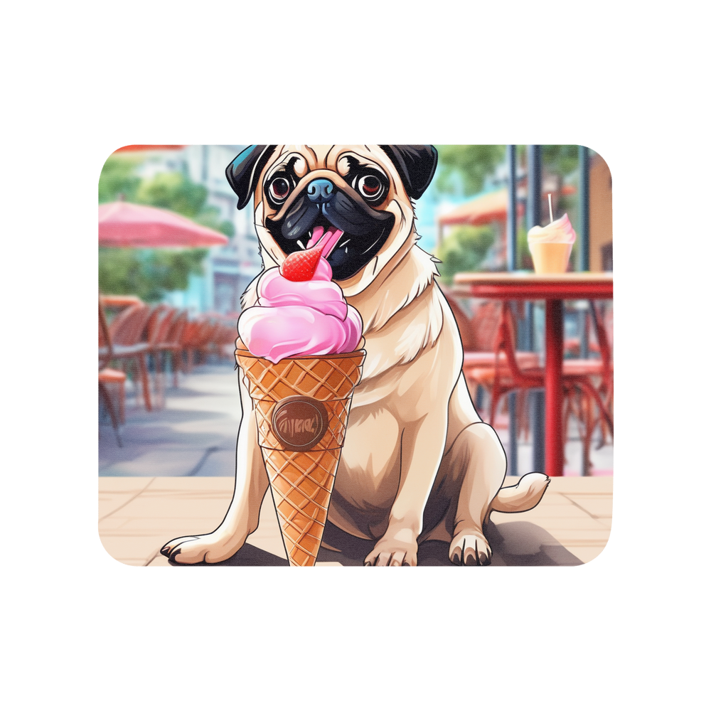PugMug Custom Pug Mouse Pad