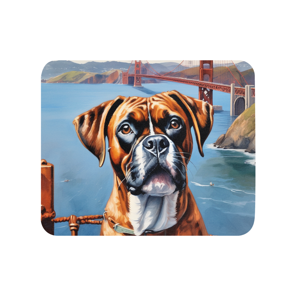 PugMug Custom Boxer Dog Mouse Pad