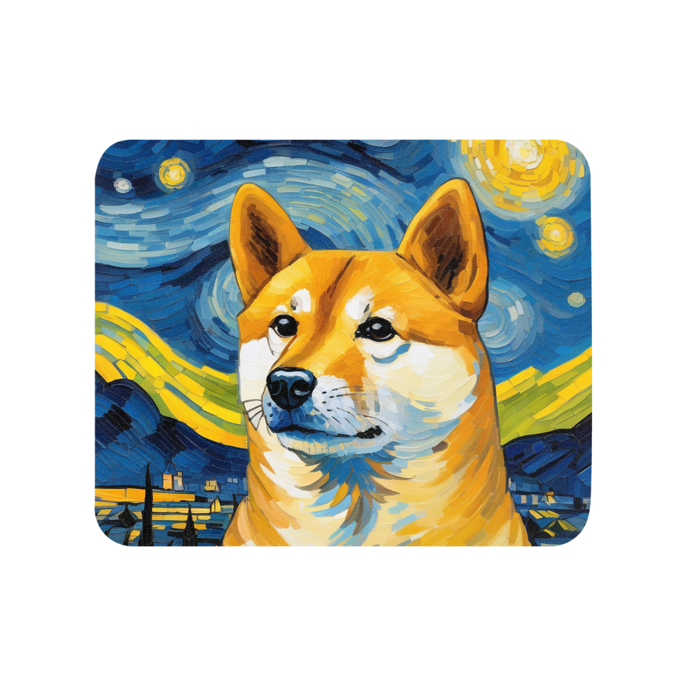 PugMug Custom Shiba Inu Mouse Pad