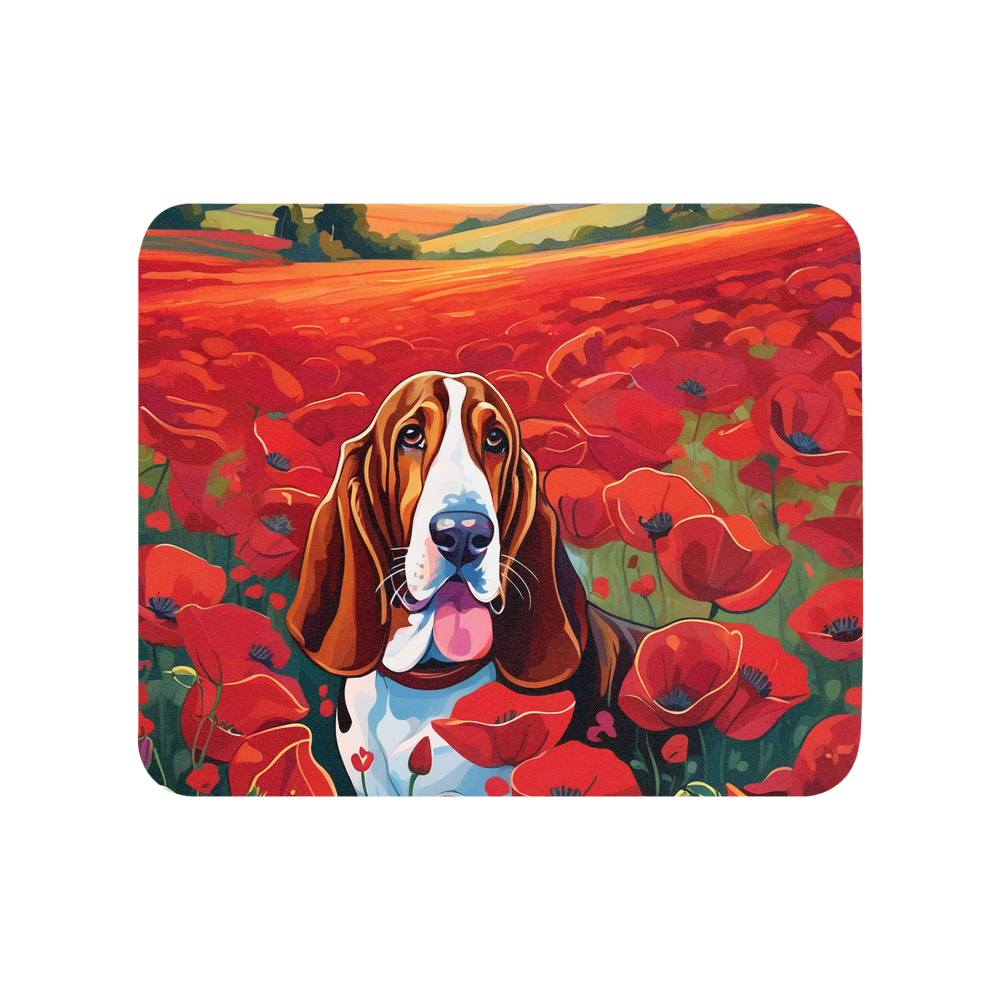 PugMug Custom Basset Hound Mouse Pad