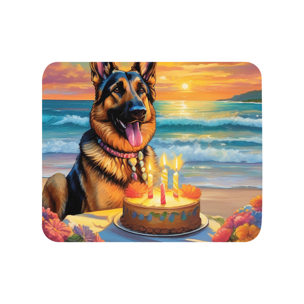 PugMug Custom German Shepherd Dog Mouse Pad