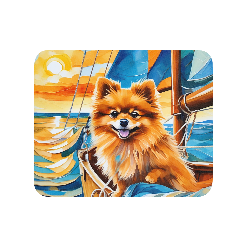 PugMug Custom Tan Pomeranian Mouse Pad