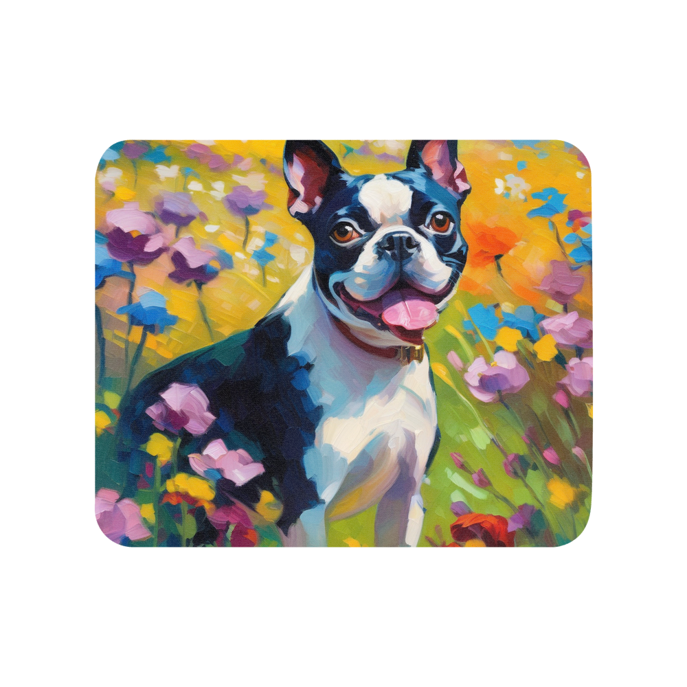 PugMug Custom Boston Terrier Mouse Pad