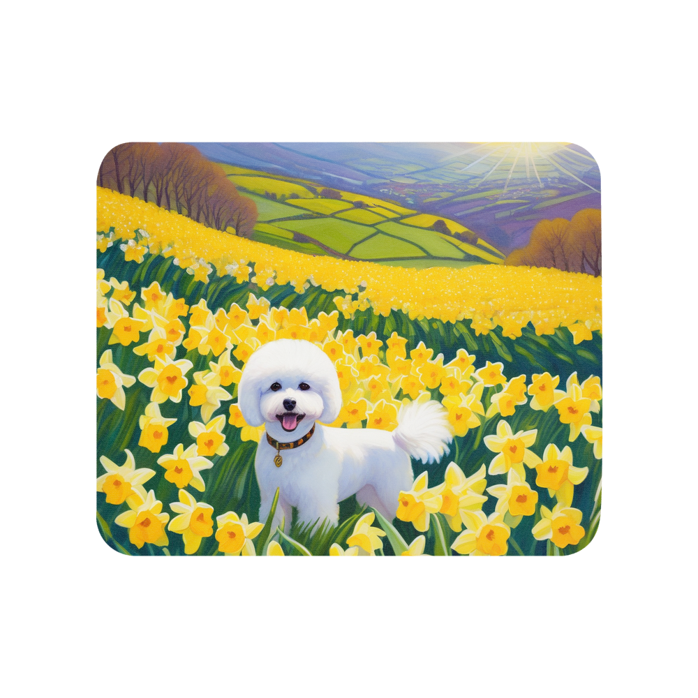 PugMug Custom Bichons Frise Mouse Pad