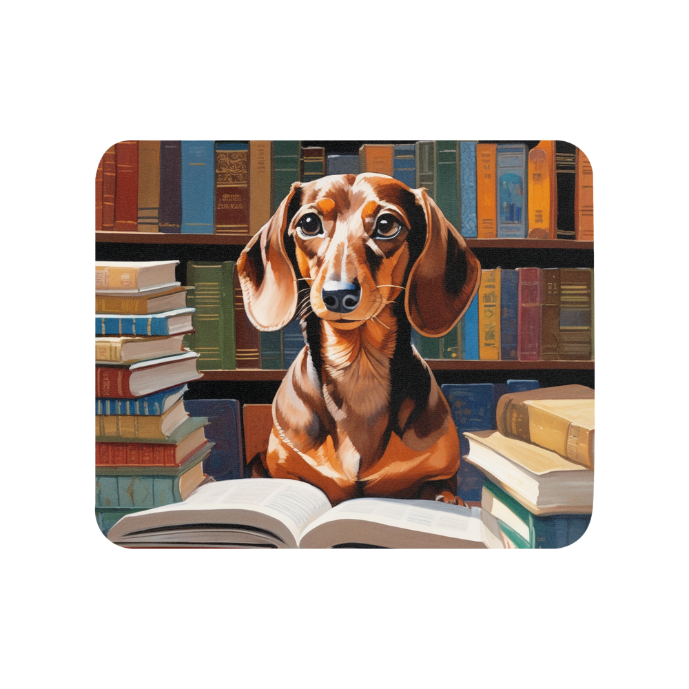 PugMug Custom Tan Dachshund Mouse Pad