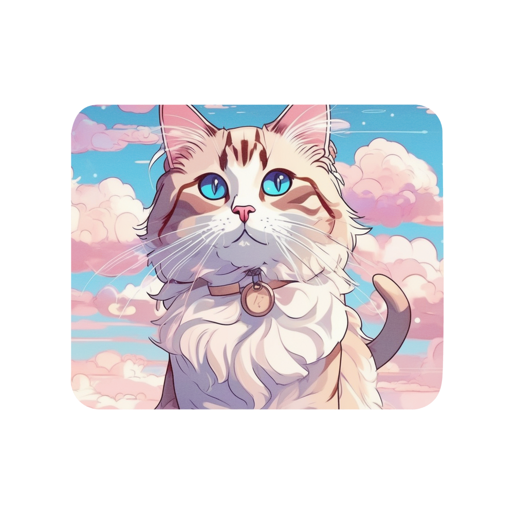 PugMug Custom Tabby Ragdoll Cat Mouse Pad