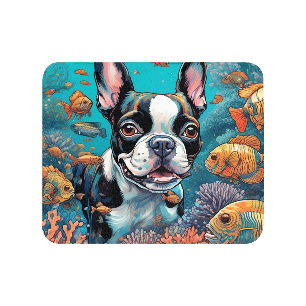 PugMug Custom Boston Terrier Mouse Pad
