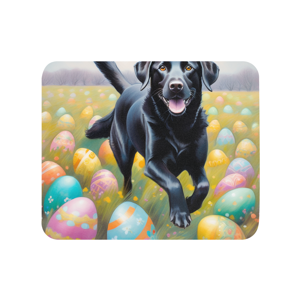 PugMug Custom Black Labrador Retriever Mouse Pad