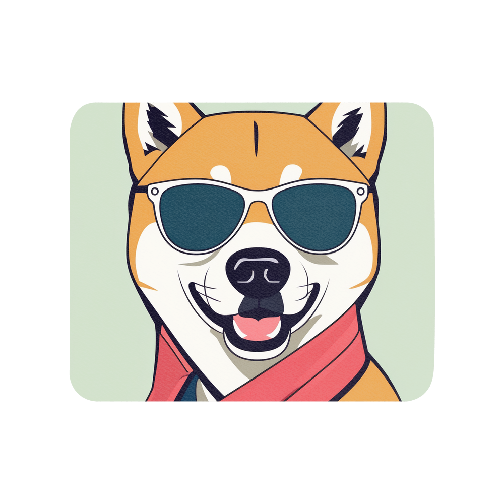 PugMug Custom Shiba Inu Mouse Pad