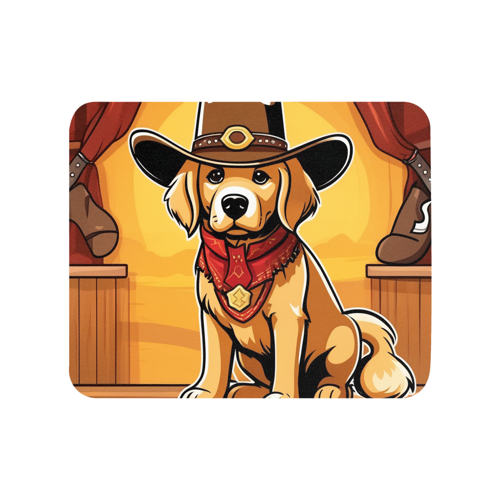 PugMug Custom Golden Retriever Mouse Pad