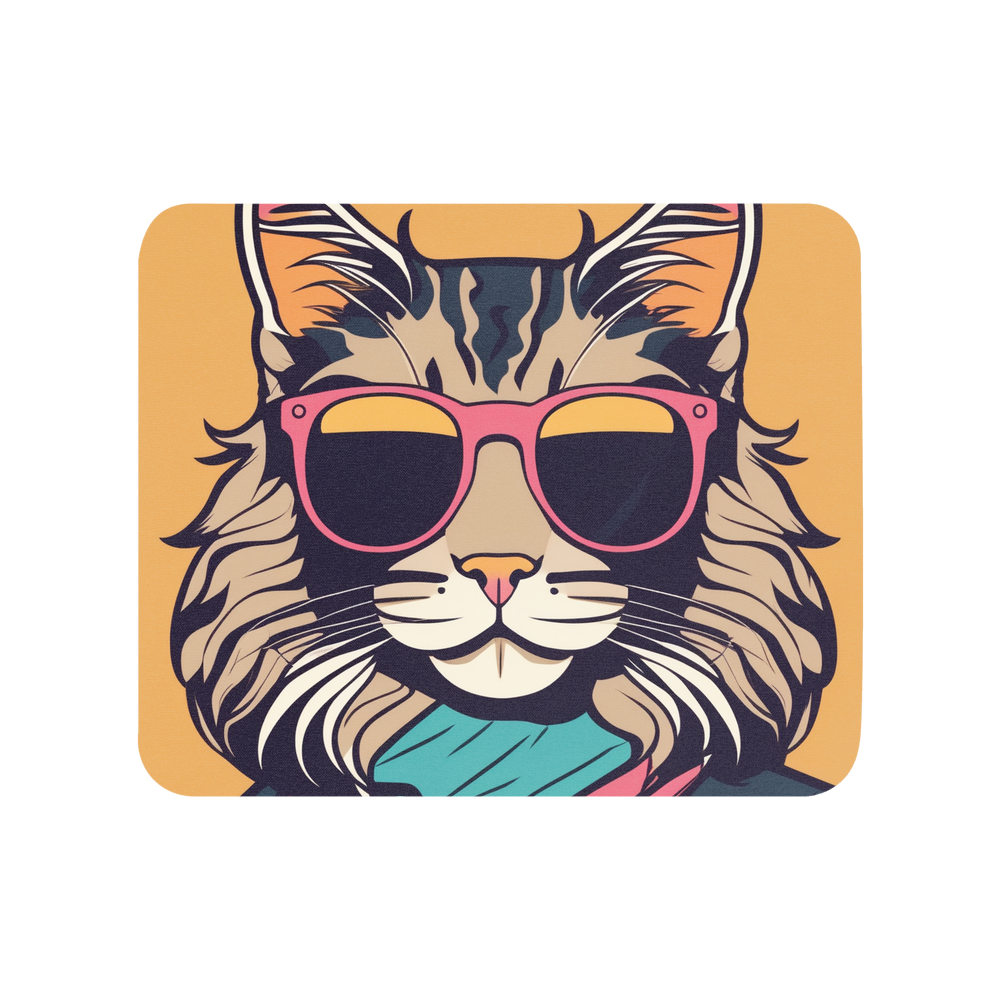 PugMug Custom Tabby Maine Coon Cat Mouse Pad