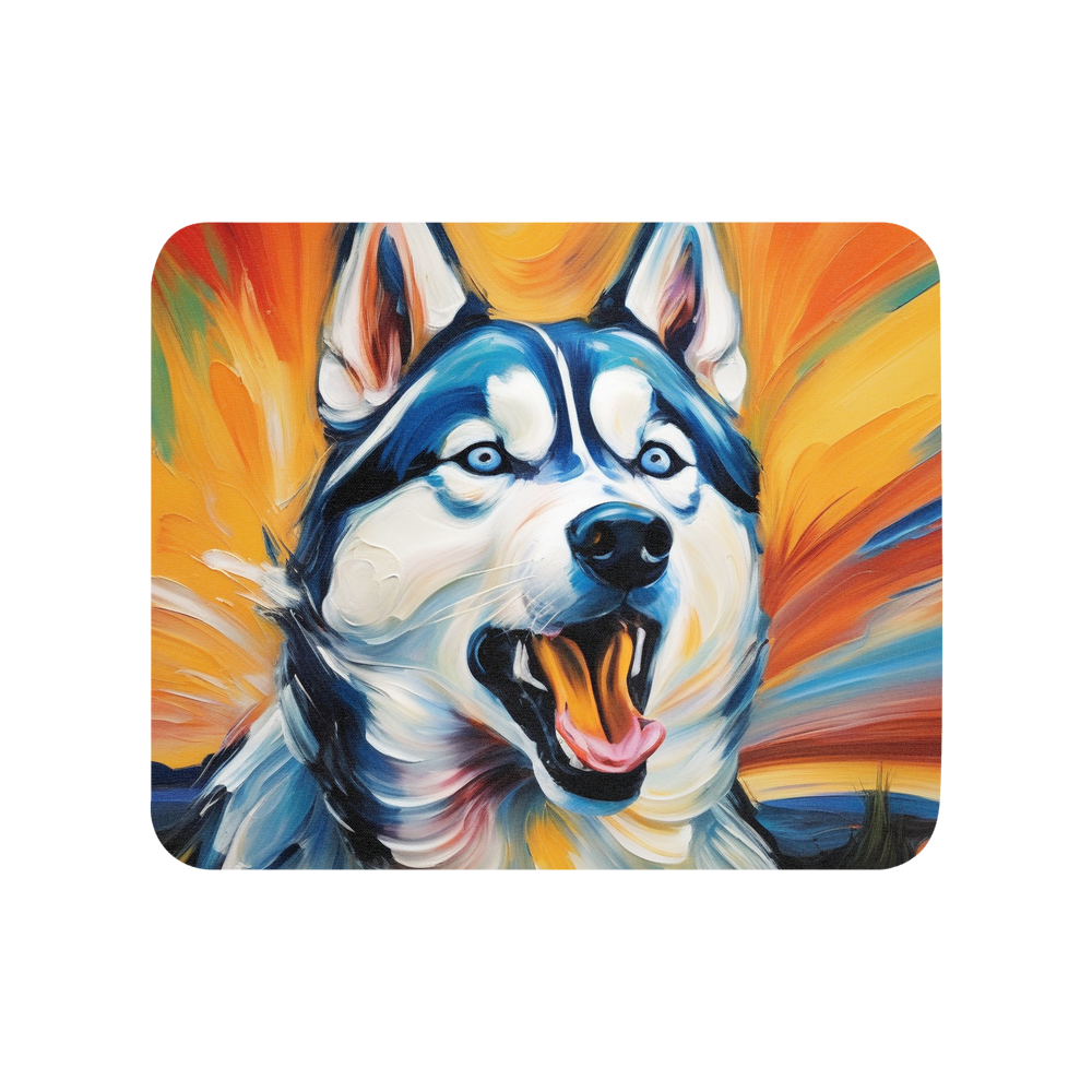 PugMug Custom Siberian Husky Mouse Pad