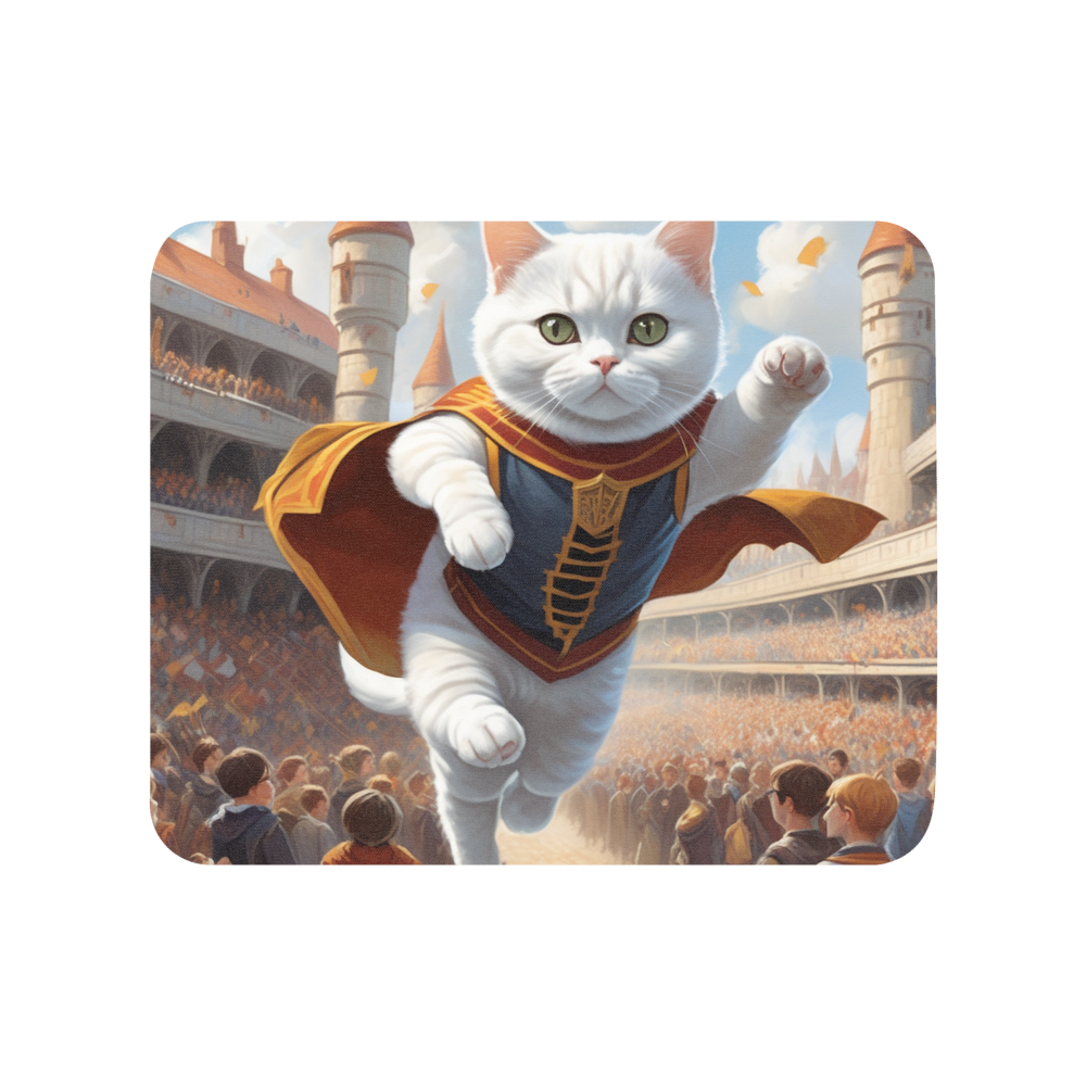 PugMug Custom White British Shorthair Cat Mouse Pad