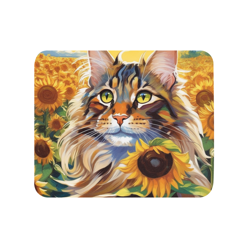 PugMug Custom Tabby Maine Coon Cat Mouse Pad