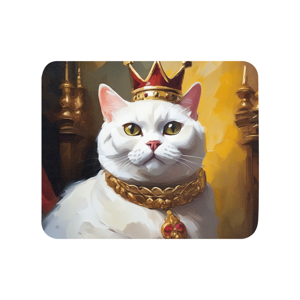 PugMug Custom White British Shorthair Cat Mouse Pad