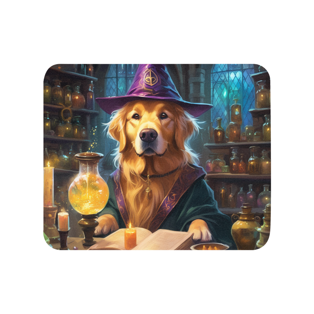 PugMug Custom Golden Retriever Mouse Pad