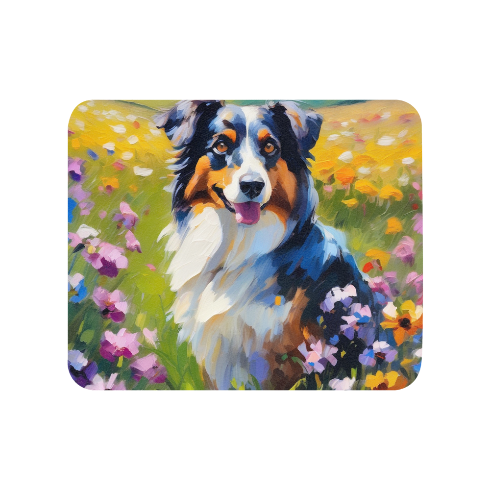 PugMug Custom Miniature American Shepherd Mouse Pad