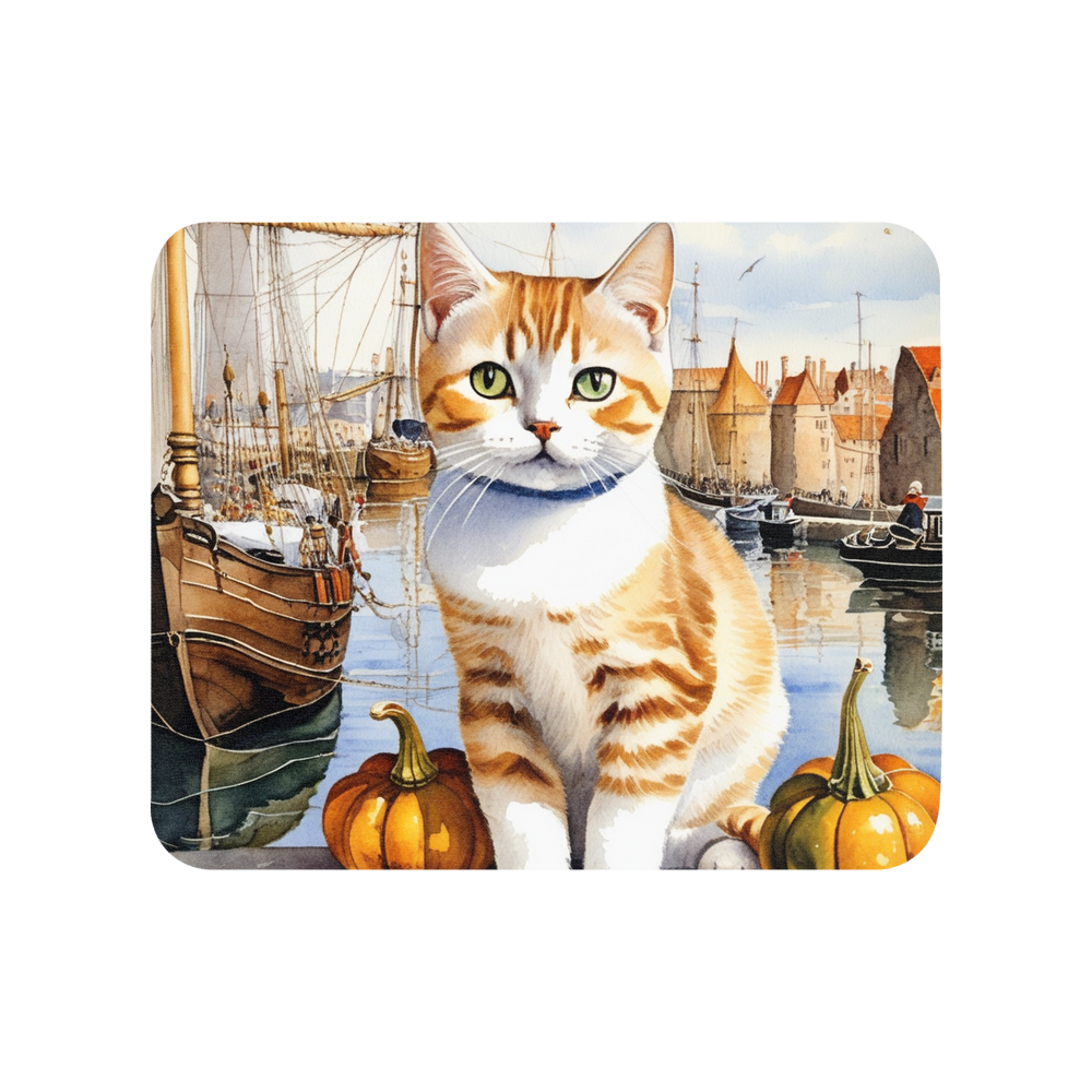 PugMug Custom Tabby British Shorthair Cat Mouse Pad
