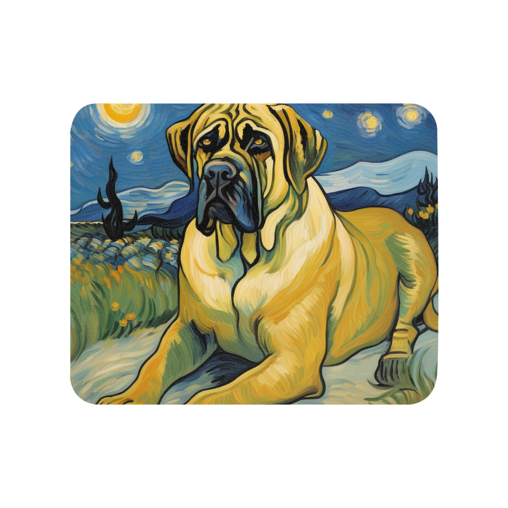 PugMug Custom Mastiff Mouse Pad