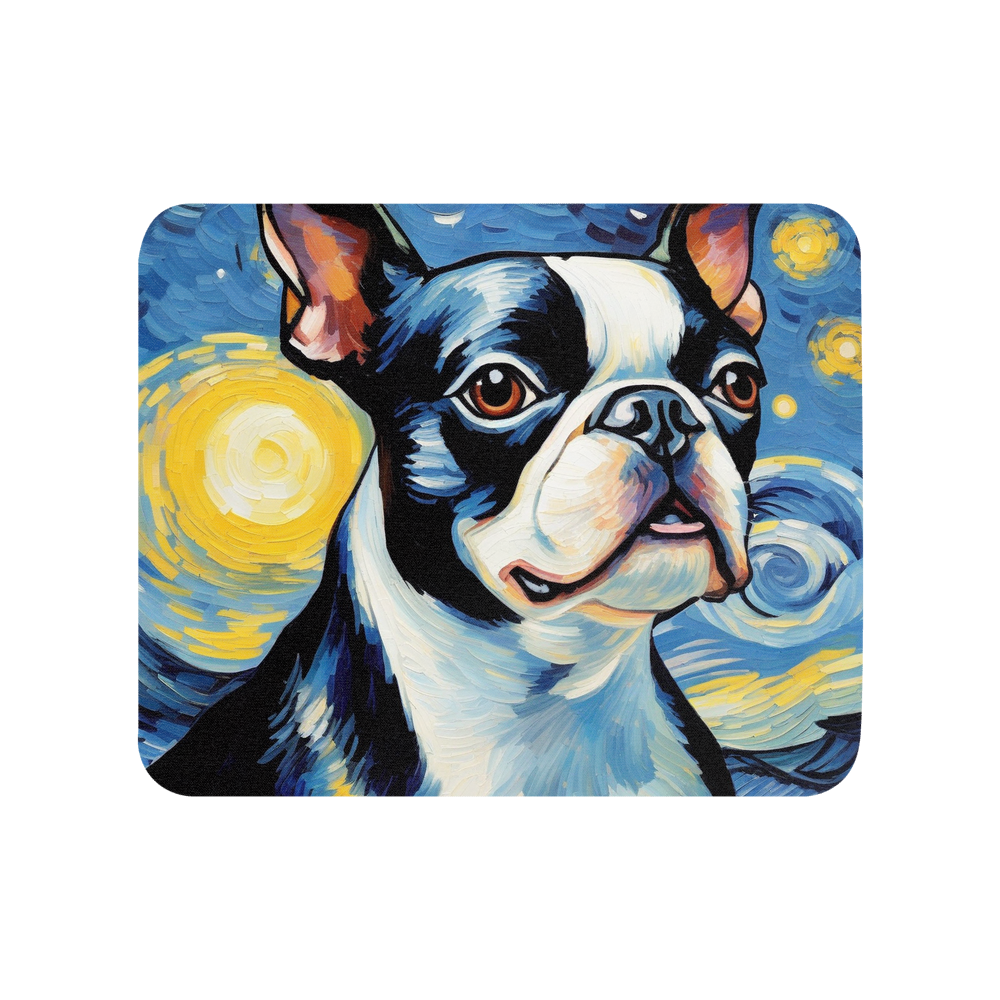 PugMug Custom Boston Terrier Mouse Pad