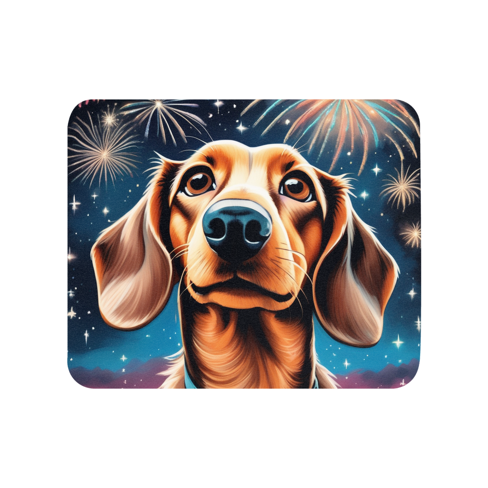 PugMug Custom Tan Dachshund Mouse Pad