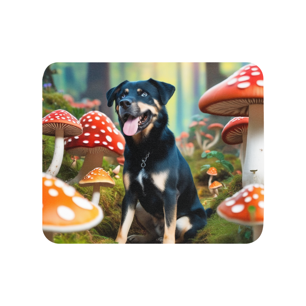 PugMug Custom Blue Mouse Pad