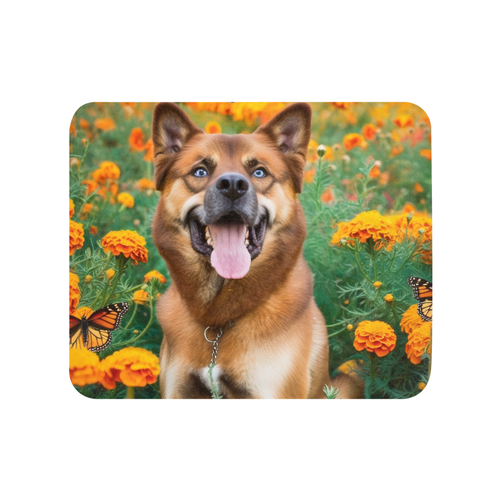 PugMug Custom Blue Mouse Pad