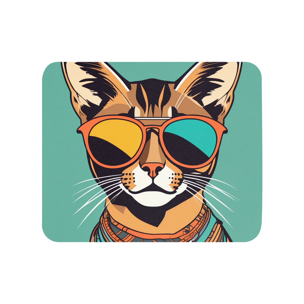 PugMug Custom Tabby Abyssinian Cat Mouse Pad