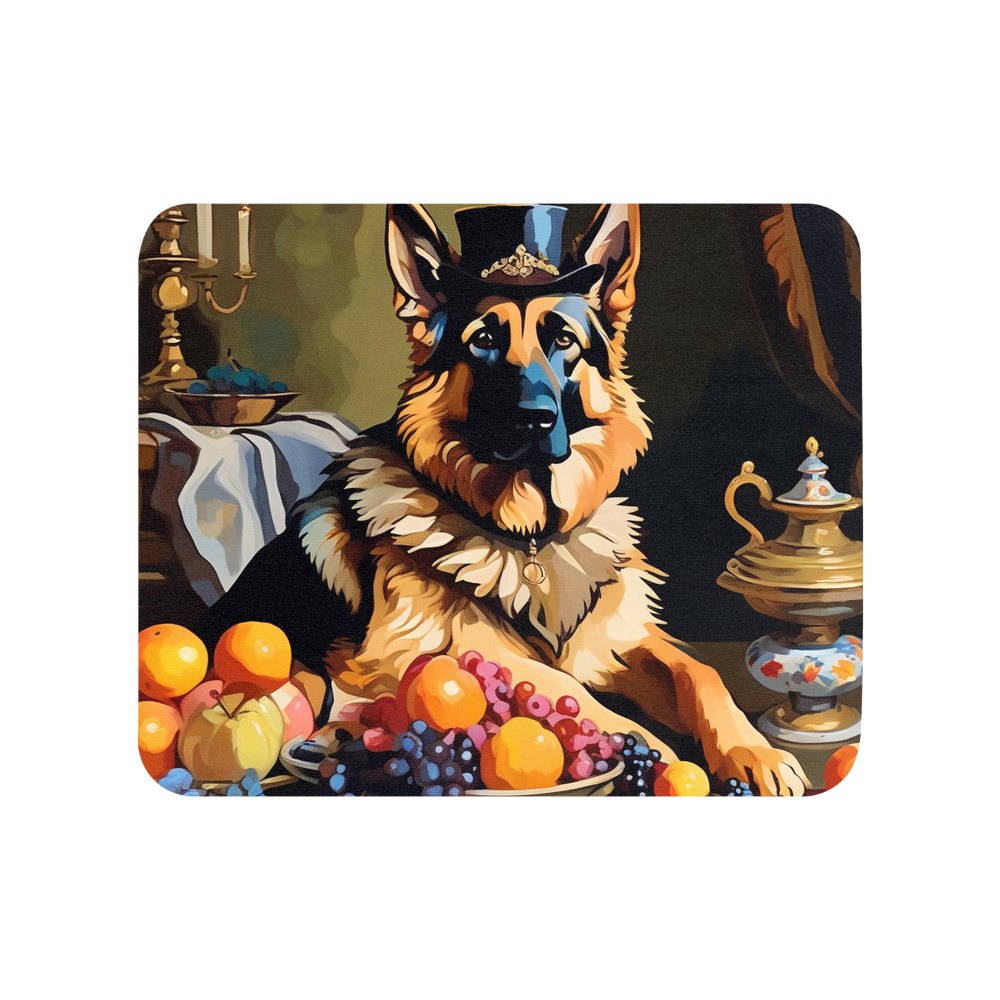 PugMug Custom German Shepherd Dog Mouse Pad