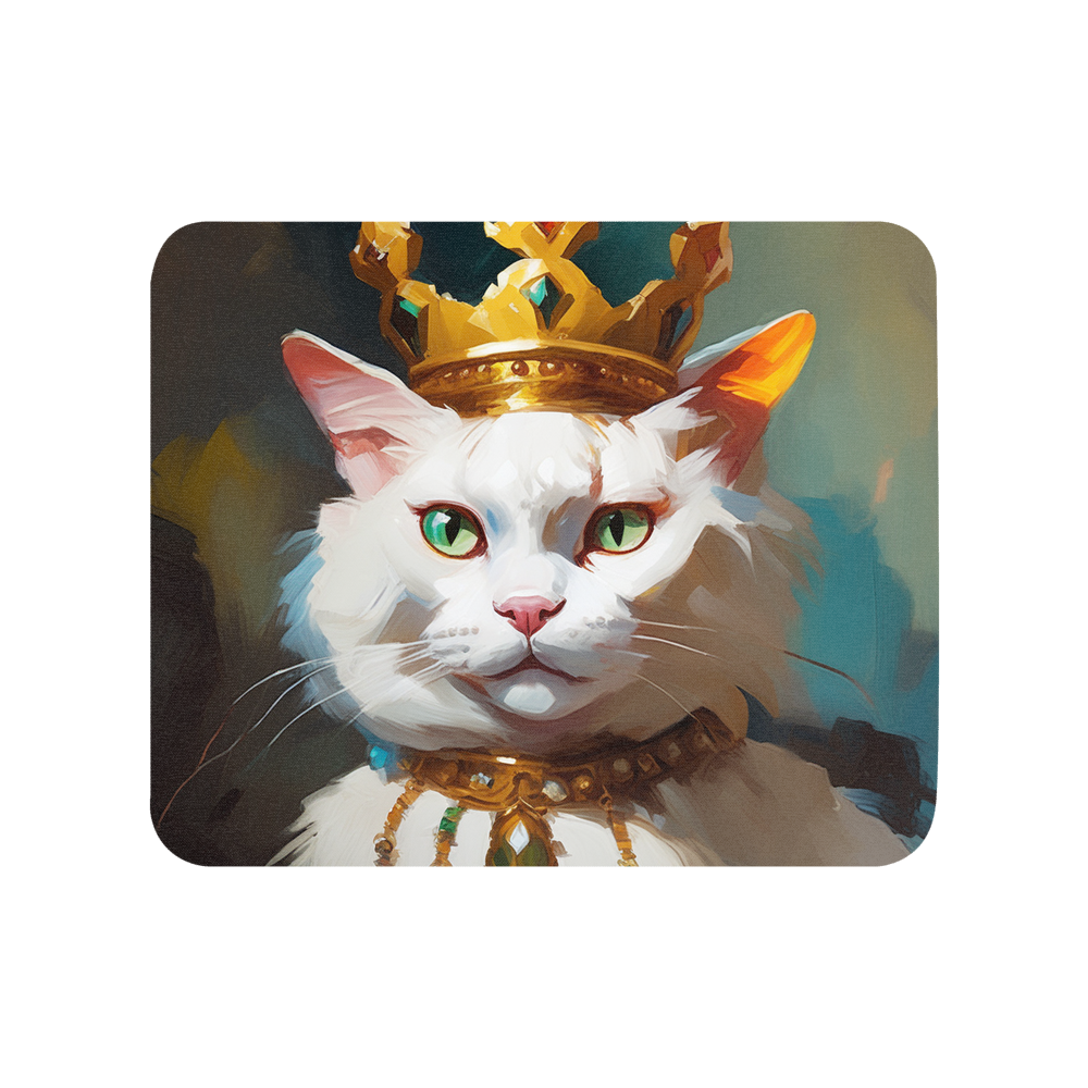 PugMug Custom White Exotic Cat Mouse Pad