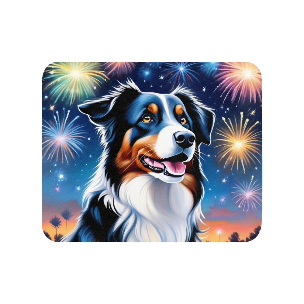 PugMug Custom Australian Shepherd Dog Mouse Pad