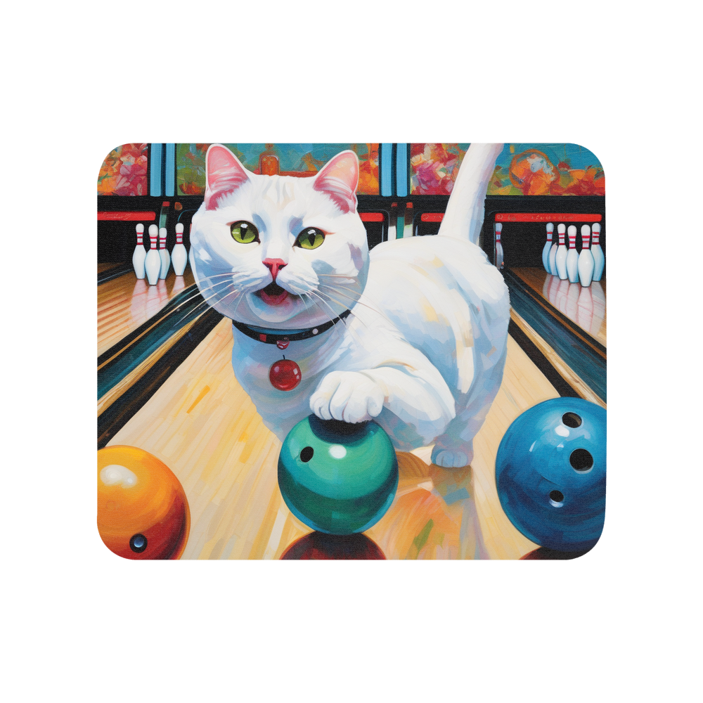 PugMug Custom White Exotic Cat Mouse Pad