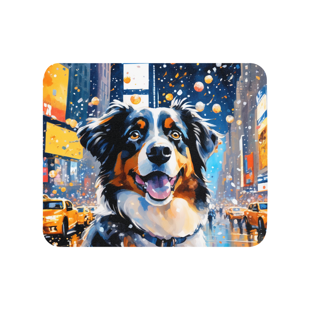 PugMug Custom Australian Shepherd Dog Mouse Pad